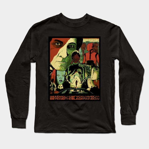 Beyond the Black Rainbow Long Sleeve T-Shirt by colouroutofspaceworkshop